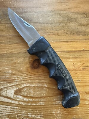 Gerber International Lockback Folding Pocket Knife w/Enclosed Lock Heavily Used