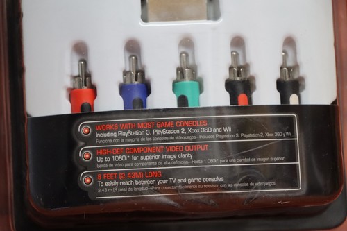 Gigaware Universal Component Gaming Cable 26-465 Xbox 360,Wii and PS2/PS3. C720 - Picture 5 of 8