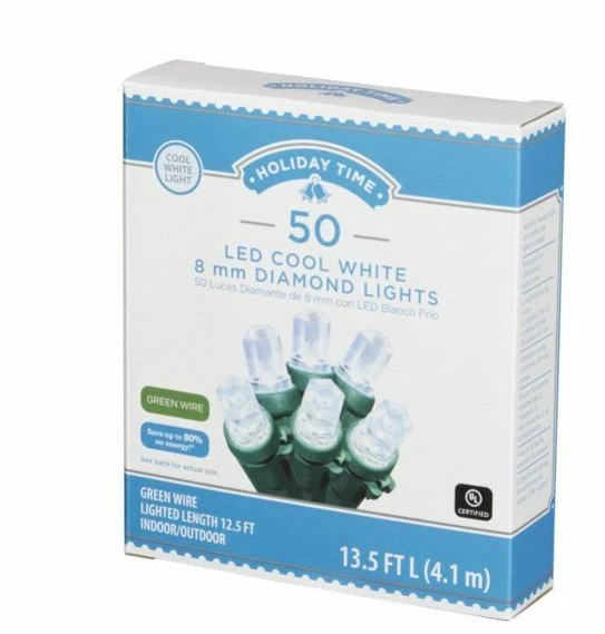 Holiday time led blue mini lights outlet