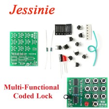 DIY Electronic Password Lock Kit Coded Lock Suite for Training Projects
