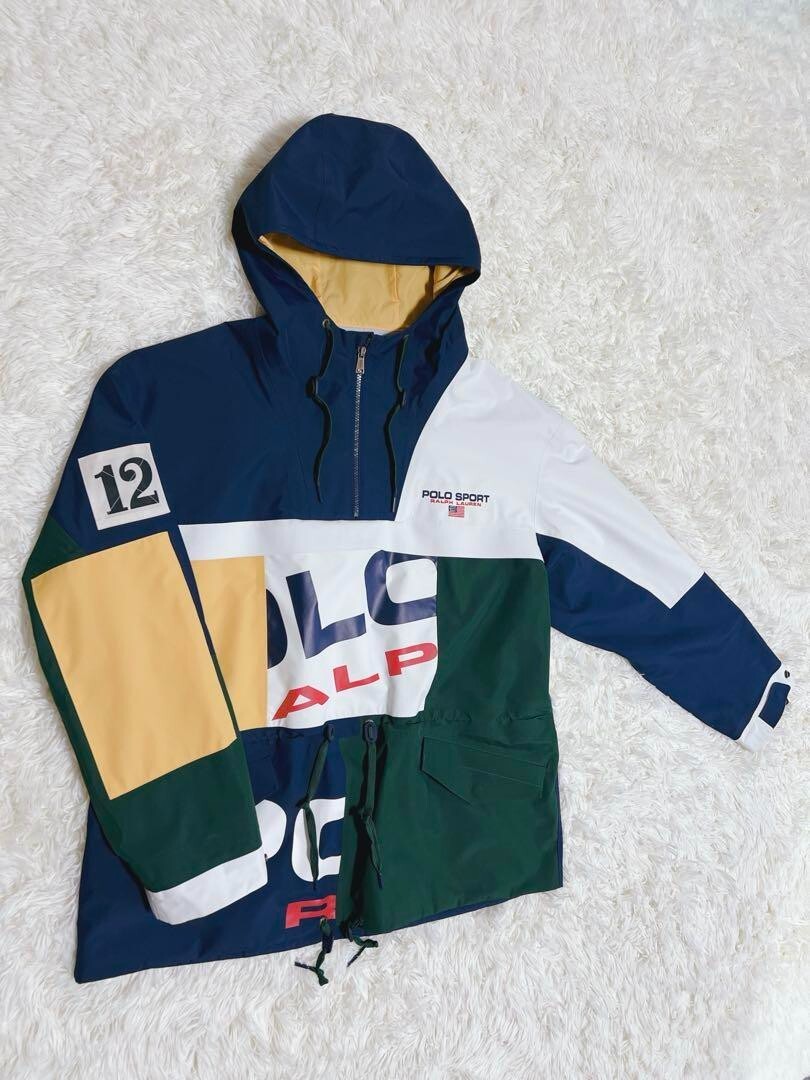 POLO RALPH LAUREN POLO SPORT COLORBLOCKED FRONT POUCH ANORAK