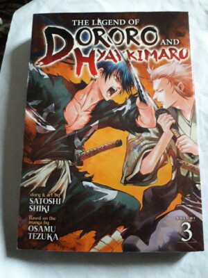 LEGEND OF DORORO AND HYAKKIMARU 3 PAPERBACK BOOK GREAT CONDITION ILLUSTRATED ANI