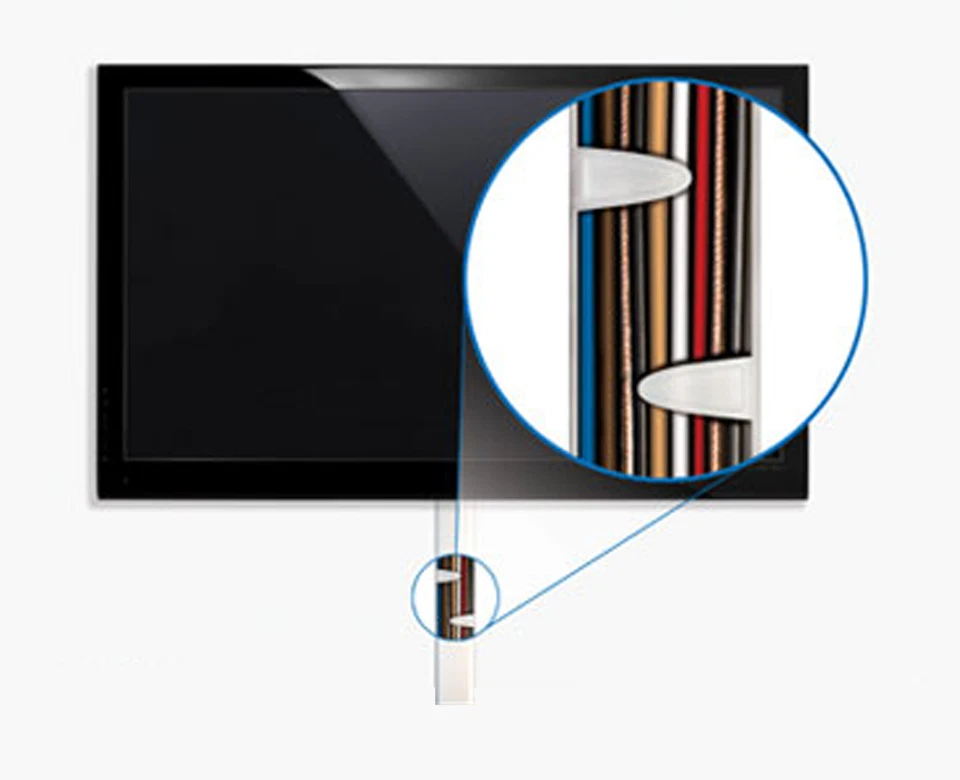 Bell'O ТВ-кабель консилер транкинг провод шнур управление скрытие настенное крепление система - Изображение 3 из 4