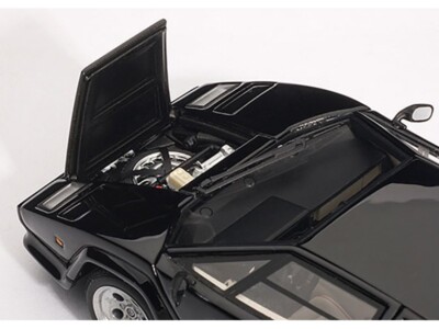 LAMBORGHINI COUNTACH 5000S BLACK 1/43 DIECAST MODEL BY AUTOART