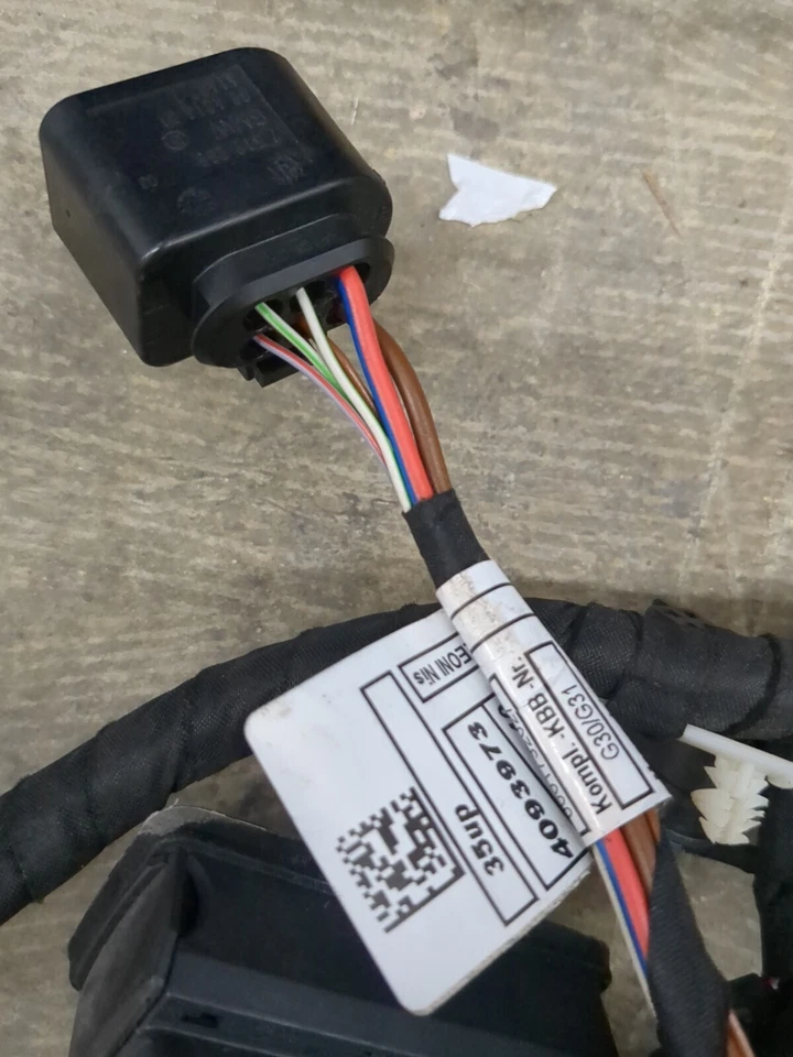 TELAR CABLEADO PUERTA TRASERA DERECHA BMW SERIE 5 G30 G31 ♻️ 11107810 FRANQUEO GRATIS REINO UNIDO Foto 2 de 4