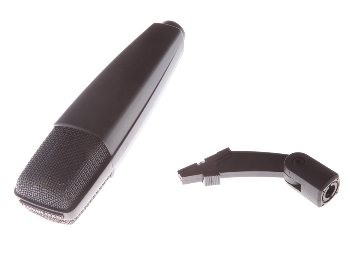 SENNHEISER Black Fire 521 Vintage Cardioid Microphone XLR+Clip 