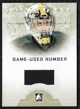 Olivier Roy 2008-09 ITG Between The Pipes Numbers Jersey Relic #GUN33 /19 Hockey