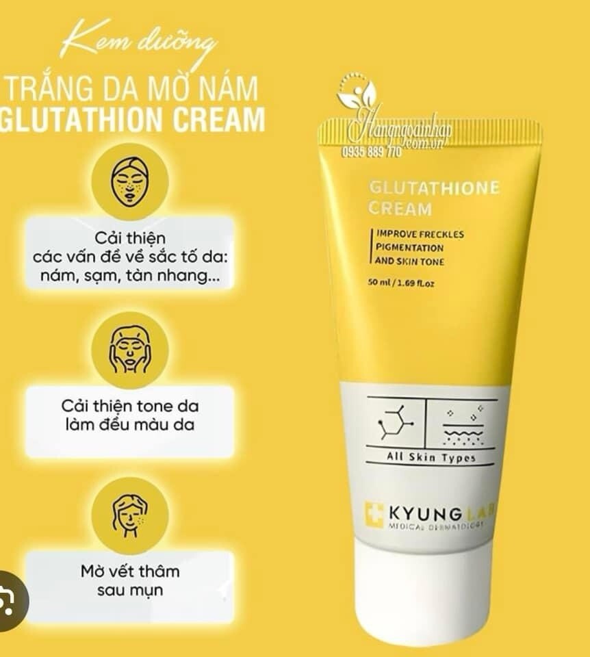 kem glutathion Kyung Lab Glutathione Cream 50ML - US Seller Fourier Transform Infrared Spectroscopic