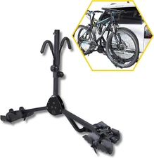 All Star 2 Bike Hitch Rack with Secure & Easy to Load Platform - Adjustable Arms