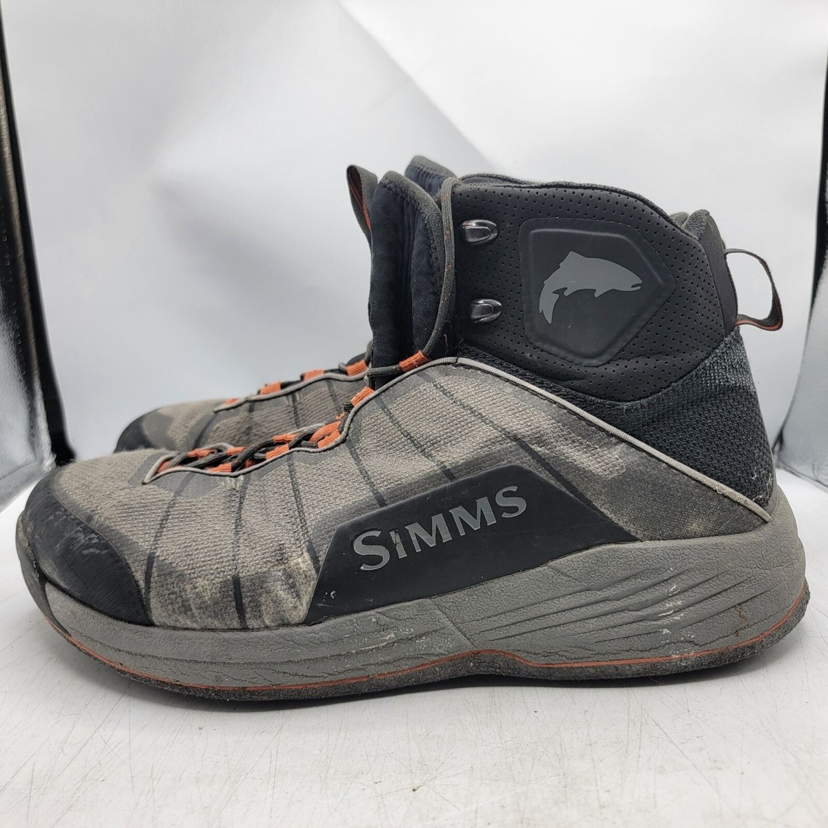 Simms Flyweight Wading Boots Felt Sole Mens 12 Gray Fishing Outdoors Summer Simms Men main image 4