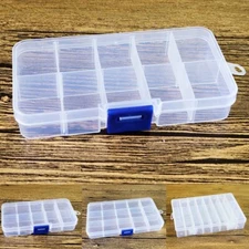 1 Pcs Compartment Box Small Organiser Storage Craft Bead Nail Case Necklace 2019