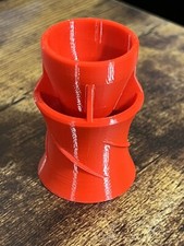 3/4" RED LOC LINE RANDOM FLOW GENERATOR NOZZLE 3D PRINTED REEF TANK AQUARIUM RFG
