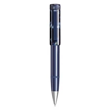 TIBALDI Perfect Stonewash Blue Resin Rotary Ballpoint Pen