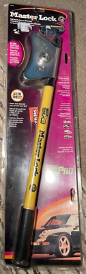 NEW SEALED MASTER LOCK 254DAT HIGH SECURITY STEERING WHEEL LOCK MASTER BLOCK PRO
