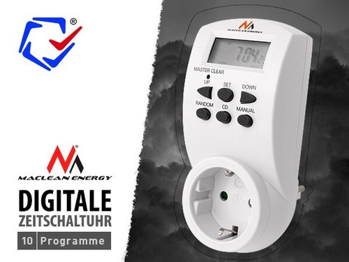 Digitale Zeitschaltuhr 12V 30A - 7 Tage Programmierbar Mit Countdown