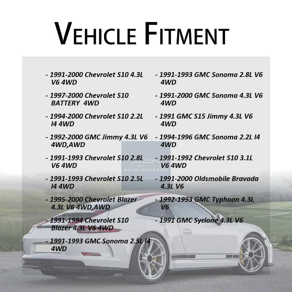 Braço de controle completo dianteiro esquerdo 2 peças para 1991-2000 GMC Sonoma 4.3L 4WD - Imagem 2 de 4