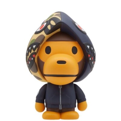 Medicom VCD Shark Hoodie Baby Milo x Bape - Blue NEW