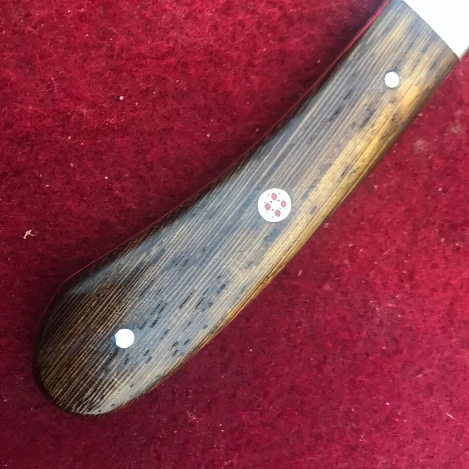 CUSTOM HAND FORGED DAMASCUS STEEL BOOK OF ELI MACHETE SWORD WITH SHEATH -78 - Image 4 of 4