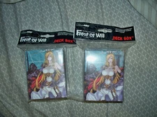 MTG Magic 2x Ultra Pro Force of Will Valentina Deck Box w/ Divider Holds 80 Card