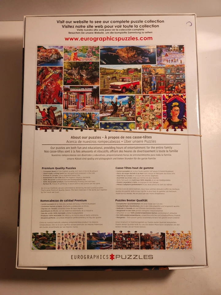 Gustav Klimt 1000 PC LA MÚSICA Rompecabezas Eurográficos, Colección de Bellas Artes Foto 2 de 4