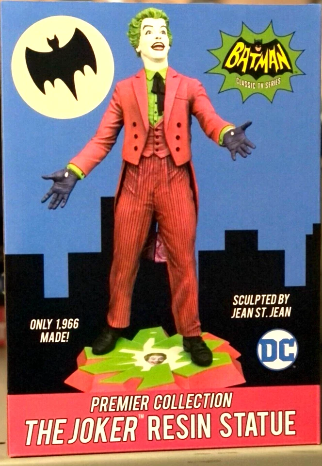 Estatua de Batman 1966 Diamond Select Joker #757/1966 (sellada de fábrica en caja) Foto 3 de 4