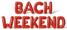 BACH WEEKEND Letter Balloon Banner - 16" Balloons Bachelorette Party Decorations