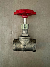 Milwaukee 3/4" Brass Globe Valve Fig 502 125 SWP 200 WOG Threaded USA made