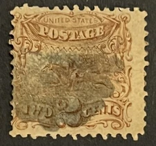 TRAVELSTAMPS:1869 US Stamps Scott #113 Pony Express The Pictorials used ng