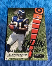 2021 Panini Contenders Ladainian Tomlinson Chain Movers Insert CM-LTO Chargers