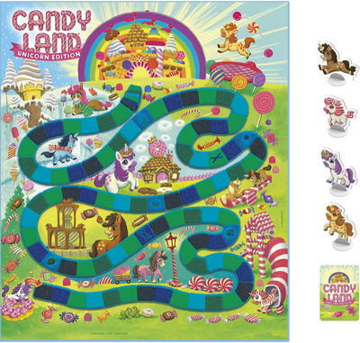 Gaming Candy Land Unicorn Edition Board Game, Toddler Games, Unicorn Toys  Gifts | eBay