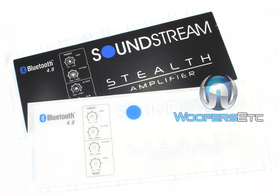 SOUNDSTREAM ST4.1000DB BLUETOOTH MOTORCYCLE MARINE 4 CHANNEL SPEAKERS AMPLIFIER  - Image 3 of 4