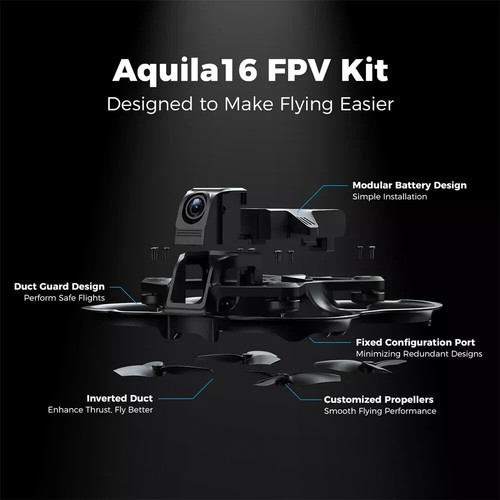 BETAFPV AQUILA16 FPV KIT + MORE (INCLUDES 4 BATTERIES + 12 PROPS) USA ONLY - Picture 6 of 20