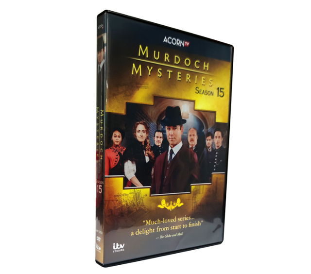 Murdoch Mysteries Season -15 DVD Box Set Region 1 New US seller Murdoch Mysteries Season -15 DVD Box Set Region 1 New US seller