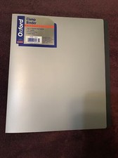Oxford Silver Clamp Binder - 1/2" Capacity *NEW*