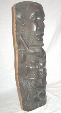 gr. dekorative HOLZFIGUR , Afrika, schweres afrik. Holz, Handschnitzerei, 6,3 kg