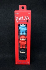 Boxed Set of 3 Ninja Erasers by Ooly BNIP