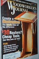 Woodworker's Journal January/February 2005 Volume 29 Number 1  b4 