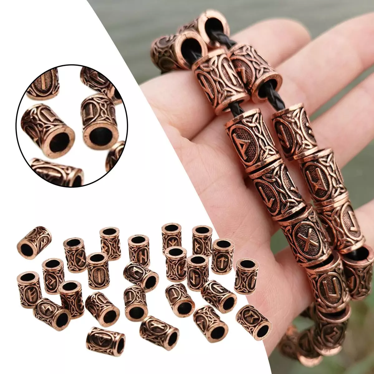 Skull shop beard rings