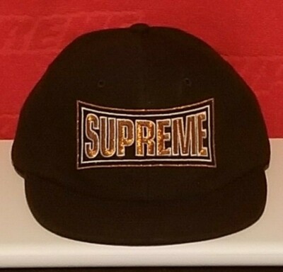 Supreme llic Arc 6-Panel ブラック 18ss Supreme Metallic Arc 6-Panel (SS18) - $48