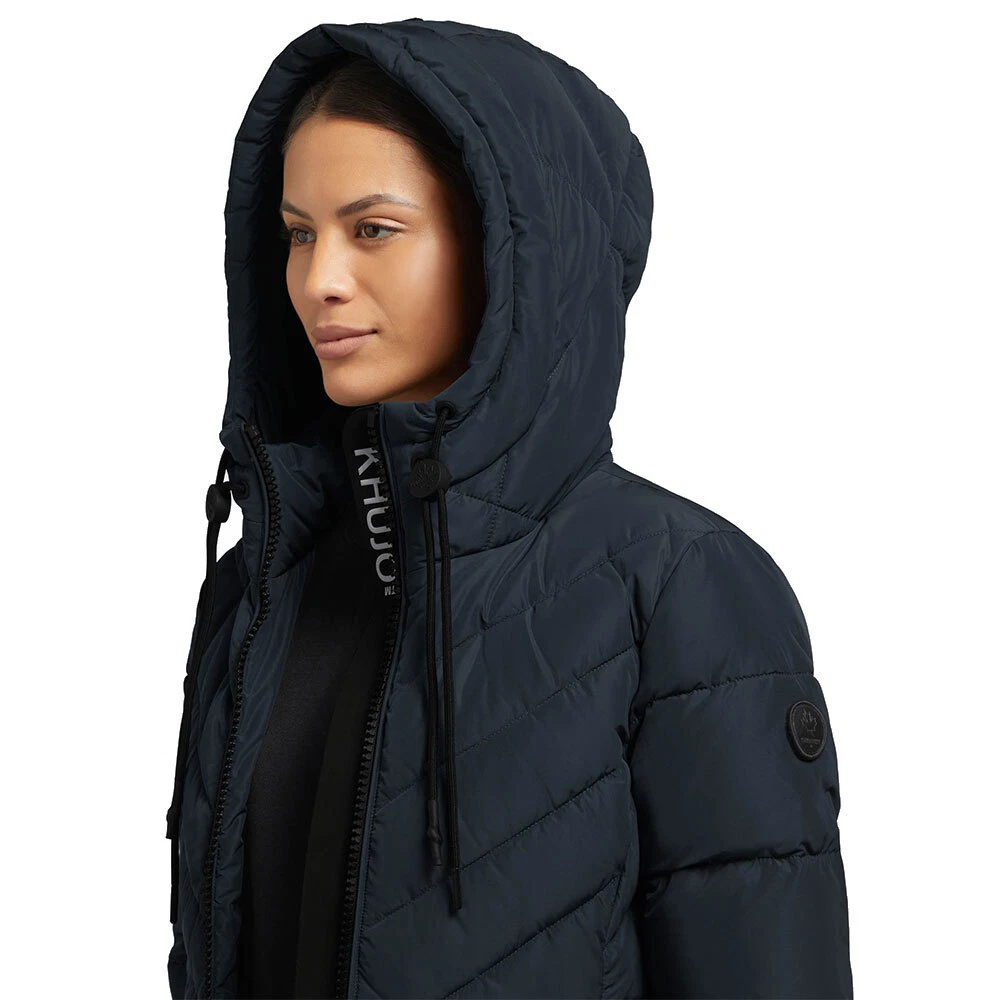 Khujo Mugg Jacket Ladies Winter Coat Parka Quilted Blue | eBay