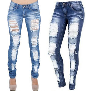 women's ripped jeans