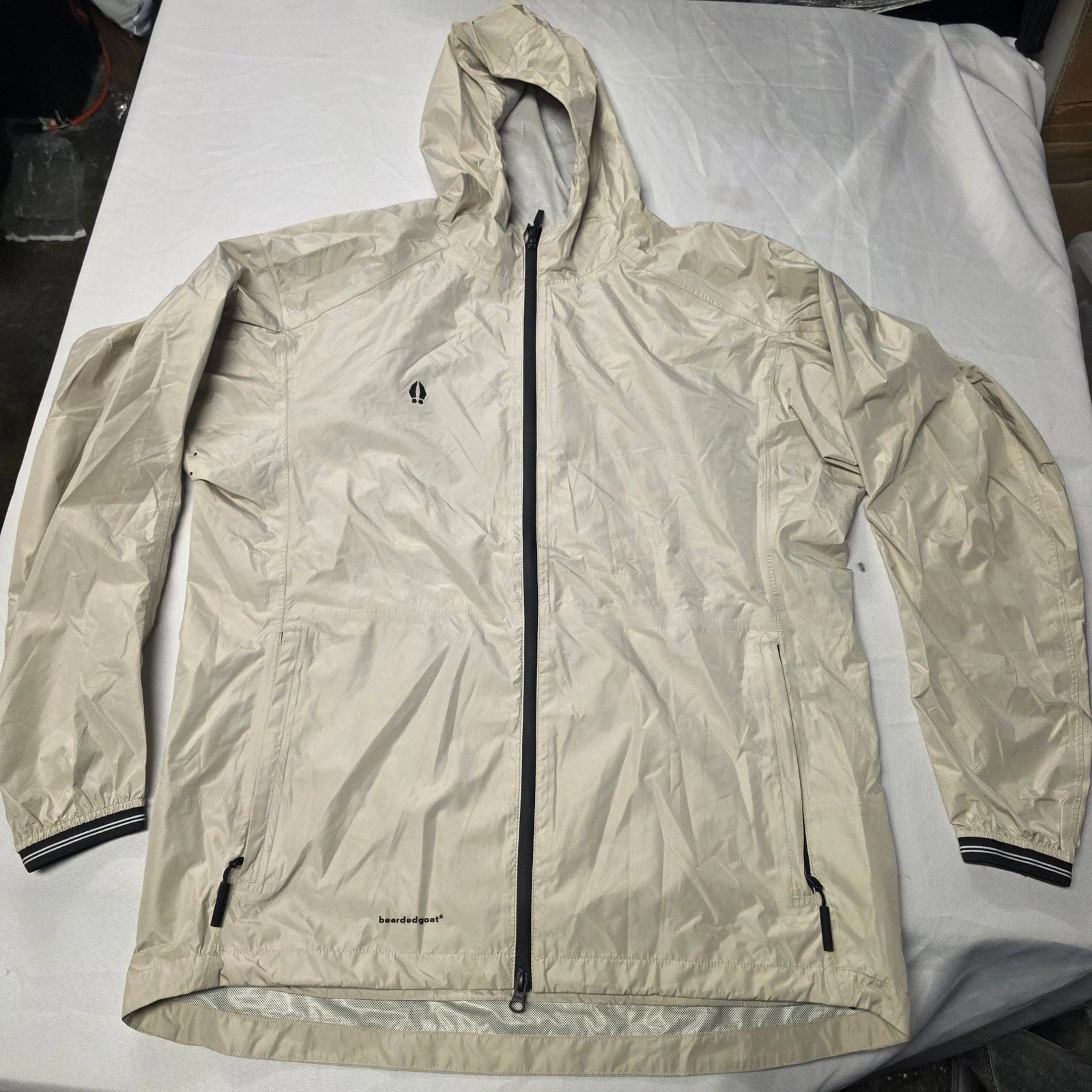 Bearded Goat Men's Rain Jacket Size XL - product detail image 1