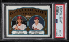 2021 Heritage Rookie Stars Chrome Spencer Howard Alec Bohm PSA 10 GEM MT g6p