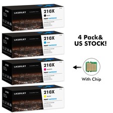 4PK For HP 210X W2100X 210A Toner for LaserJet Pro 4201dn MFP 4301fdw 4301fdn