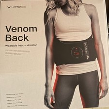 Hyperice Venom Back Wearable Heat Vibration Wrap Heating Pad Touchscreen