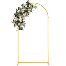 6.6FT Metal Wedding Arch Backdrop Stand for Party Balloon Arch Stand