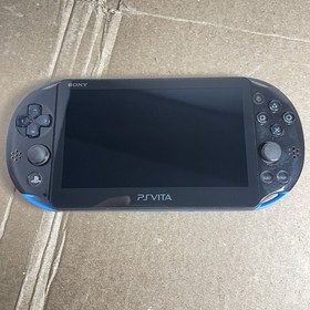 Sony PS Vita 2000 Slim PCH-2000 - Aqua Blue + Charger! Works Good! Minor Flaw!