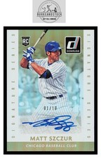 2015 Donruss Signature Series AUTO 1/10 #24 Matt Szczur *BurkeSCards*