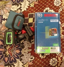 Bosch 40" 12MM Green-Beam Self-Leveling Cross-Line Laser -TESTED