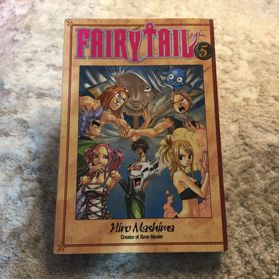 Fairy Tail Volume 5 Manga Paperback Book by Hiro Mashima from Del Rey 2008